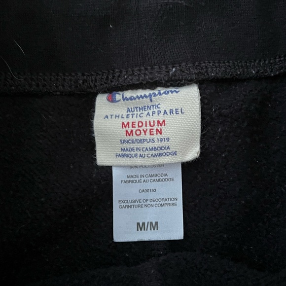 Black champion sweat pants - Picture 3 of 4